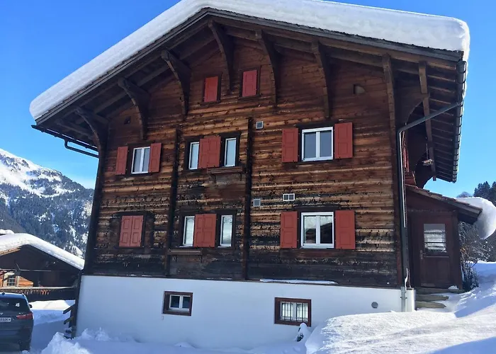 Charmantes Alpen-appartement In Conters, Davos-parsenn Daire