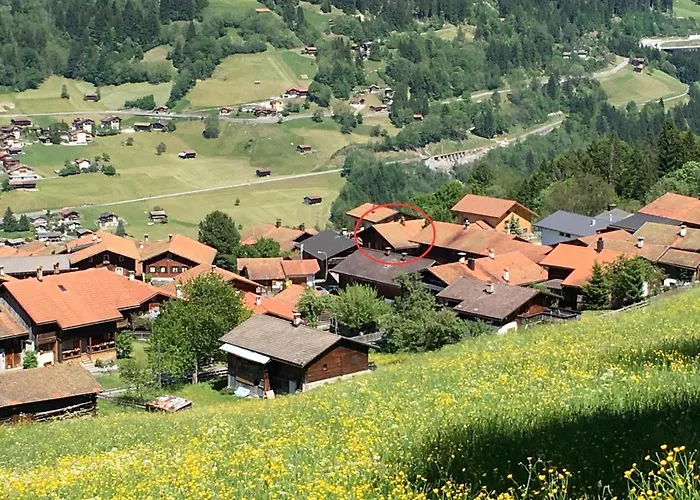 Daire Charmantes Alpen-appartement In Conters, Davos-parsenn Conters im Prattigau